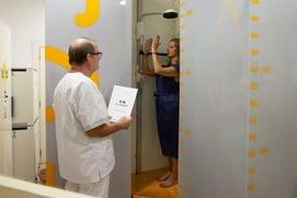 The first vertical scanner arrives in Spain